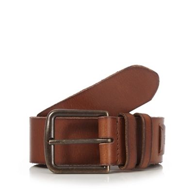 RJR.John Rocha Brown leather pin buckle belt